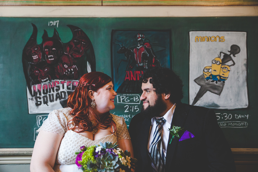 Kat + Luciano’s Nerdy McMenamin’s Kennedy School Vows Exchange