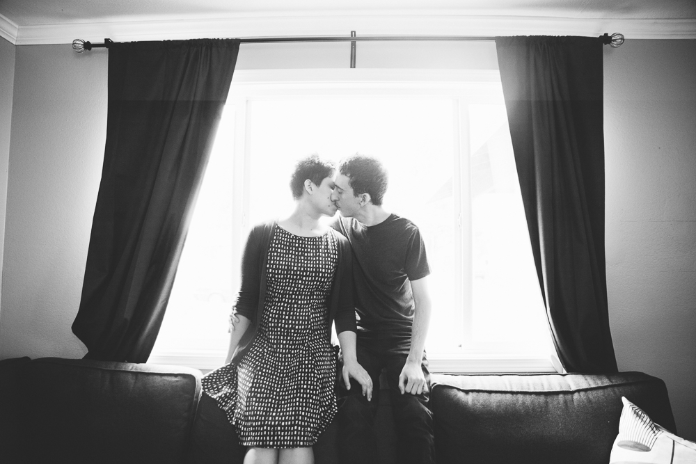 Rachel + Natan Hanging at Home Engagement